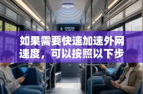 如果需要快速加速外网速度，可以按照以下步骤操作