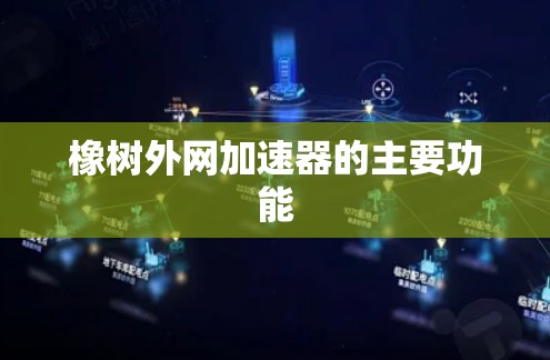 橡树外网加速器的主要功能