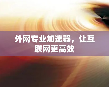 外网专业加速器，让互联网更高效