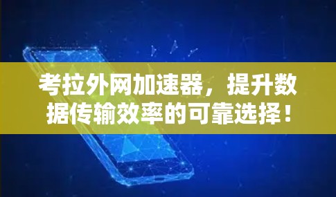 考拉外网加速器,提升数据传输效率的可靠选择! 考拉外网加速器,提升数据传输效率的可靠选择!