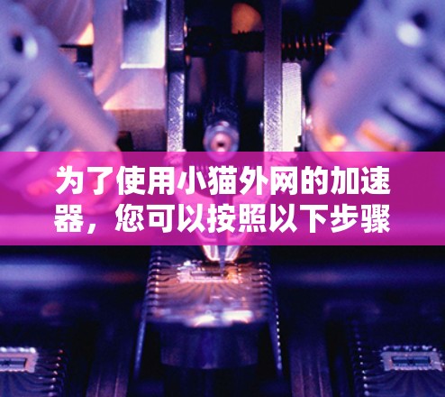 为了使用小猫外网的加速器,您可以按照以下步骤操作 为了使用小猫外网的加速器,您可以按照以下步骤操作
