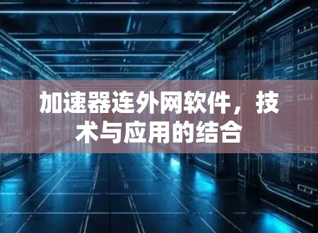 加速器连外网软件，技术与应用的结合