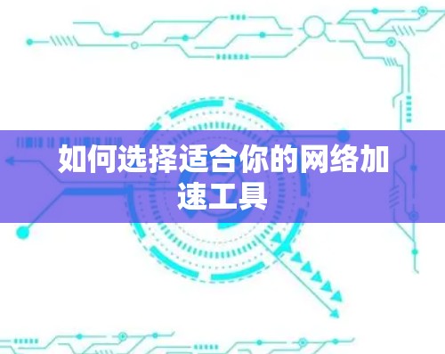 如何选择适合你的网络加速工具
