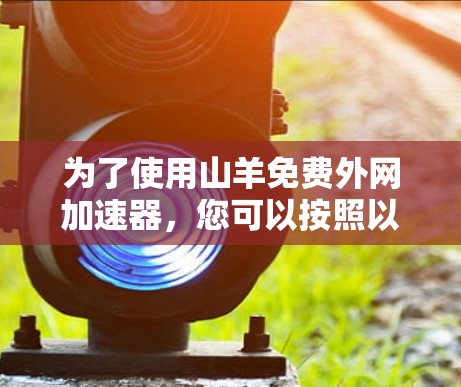 为了使用山羊免费外网加速器，您可以按照以下步骤操作