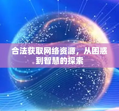 合法获取网络资源，从困惑到智慧的探索
