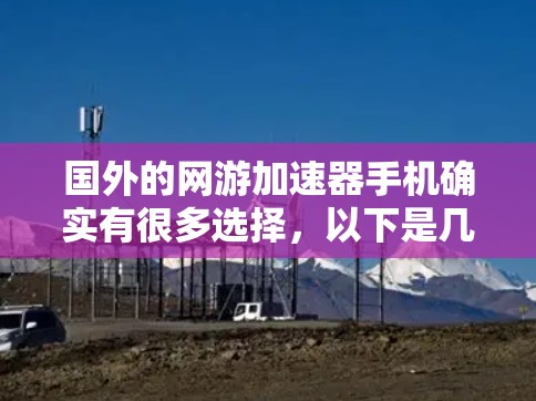 国外的网游加速器手机确实有很多选择，以下是几种常见的推荐