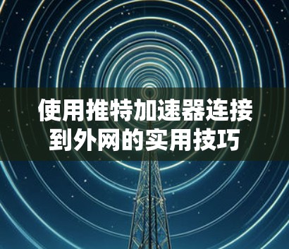 使用推特加速器连接到外网的实用技巧
