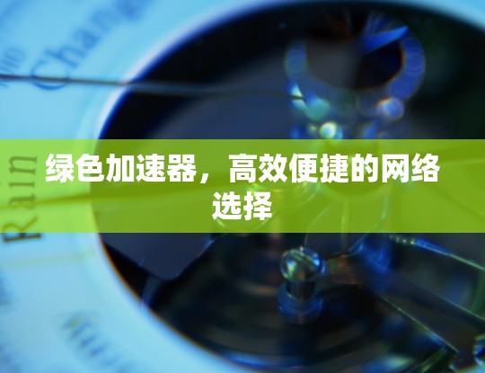绿色加速器,高效便捷的网络选择 绿色加速器,高效便捷的网络选择