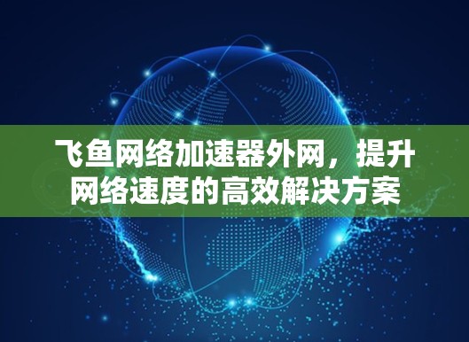 飞鱼网络加速器外网,提升网络速度的高效解决方案 飞鱼网络加速器外网,提升网络速度的高效解决方案