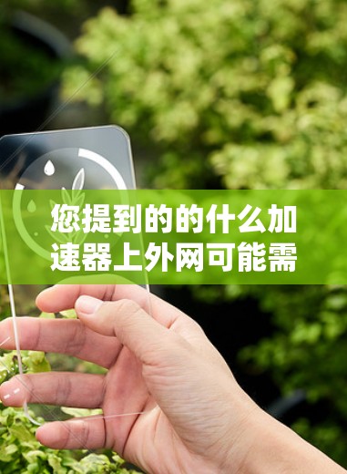 您提到的的什么加速器上外网可能需要更清晰的表达。以下是一些与加速器相关的建议和信息