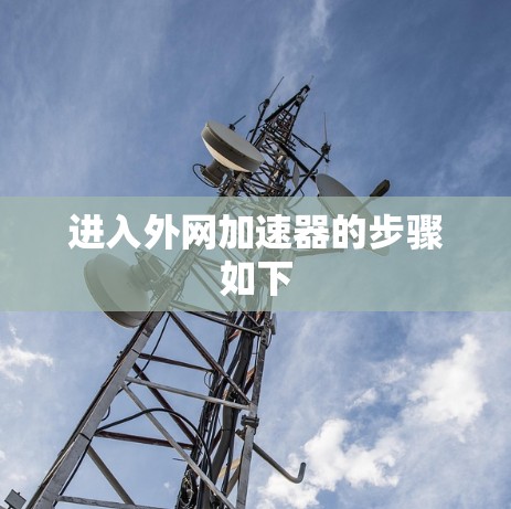 进入外网加速器的步骤如下