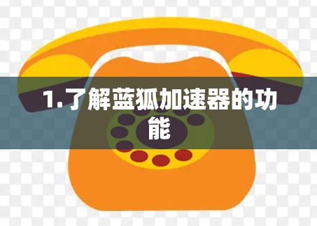 1.了解蓝狐加速器的功能 1.了解蓝狐加速器的功能