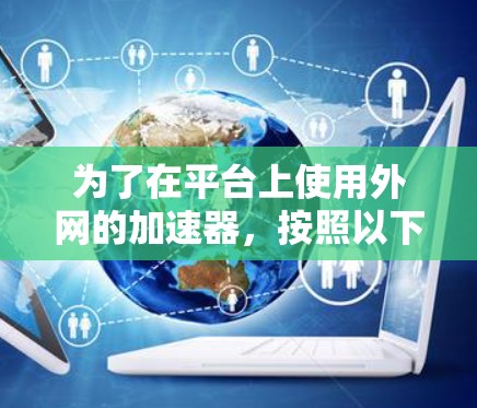 为了在平台上使用外网的加速器，按照以下步骤操作