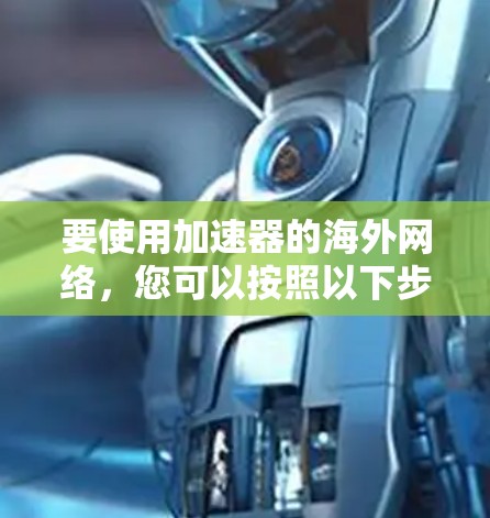 要使用加速器的海外网络，您可以按照以下步骤进行操作