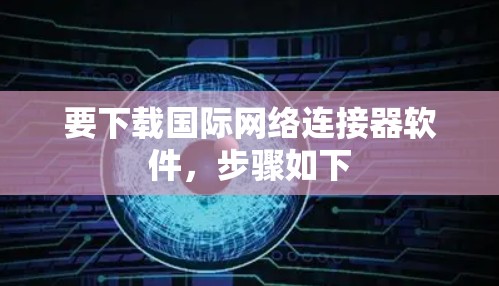 要下载国际网络连接器软件，步骤如下