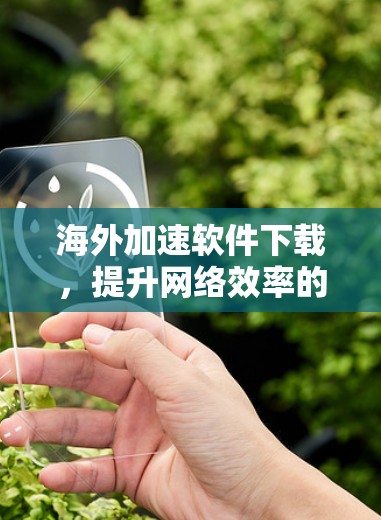 海外加速软件下载，提升网络效率的实用工具