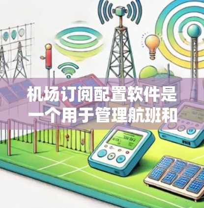 机场订阅配置软件是一个用于管理航班和订阅的系统，广泛应用于航空公司和机场。以下是该系统的详细介绍