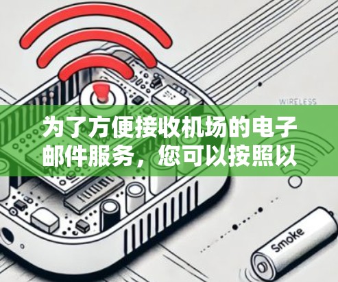 为了方便接收机场的电子邮件服务，您可以按照以下步骤操作