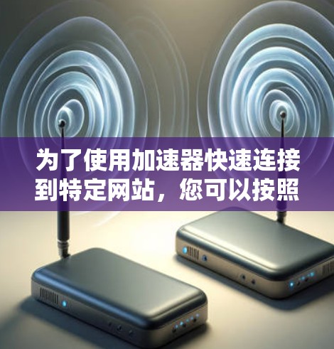 为了使用加速器快速连接到特定网站，您可以按照以下步骤进行操作